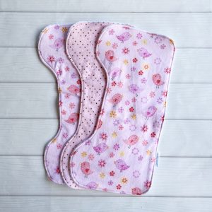 Products: 3 Shoulder Burp Towels – Birdies – StitchGirl