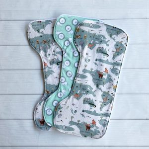 Products: 3 Shoulder Burp Towels – Our World – StitchGirl