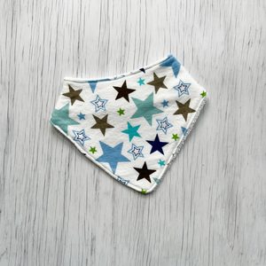Products: Dribble Bib – Stars – StitchGirl