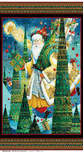 Santa And Tree Panel