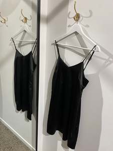 Summer Wedding: Satin Slip - Black