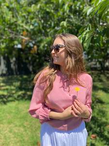 Aria Blouse - Rose