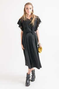 The Summer Sale: Drape Skirt - Black