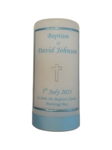 Candles: Baptism Candle 14cm: OG Design