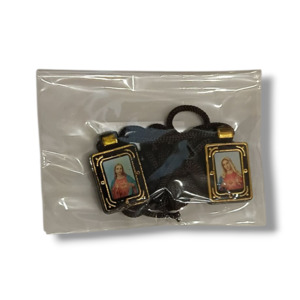 Religious Items: Scapular: Immaculate Heart of Mary & Sacred Heart of Jesus