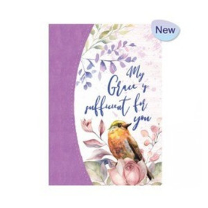 Gifts Cards: Journal: "My Grace is sufficient for you"