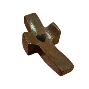 Crucifixes Crosses: Olive Wood Thumb Cross