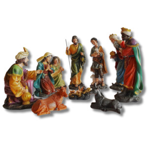 Large Christmas Nativity Set: 35cm