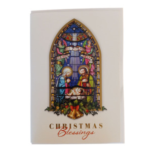 Christmas Card: Stained Glass 1