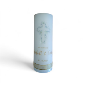 Candles: Wedding Candle 19cm: Design 3