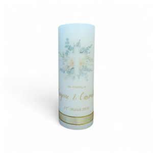 Candles: Wedding Candle 19cm: Design 2