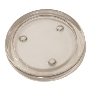 Baptism Candle Glass Holder - 10cm