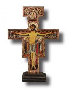 Crucifix: San Damiano Standing 14cm