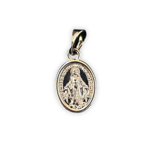 Miraculous Medal Silver Plated - 1.2cm