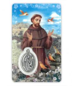 Gifts Cards: St Francis of Assisi Card & Medal