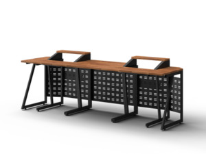 Wavebone Space Station 800 Modular Workstation - Classic Wood