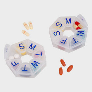 Products: Round 7-Day Pill Box St Lukes Pharmacy