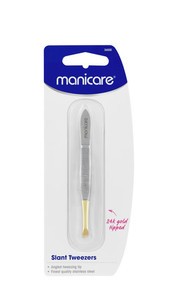 Slant Tweezers Gold Tipped St Lukes Pharmacy