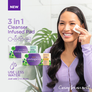 SWISSPERS 3in1 Cleanser Infused Pads 60pk St Lukes Pharmacy