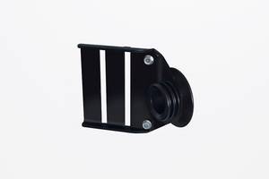 Horserail 45° End Buckle, 4″ Black – Electric