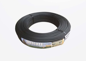 Products: Horserail Hotcote Electric Plastic Coated Wire, 7mm x 400m, Black