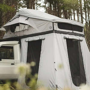 Feldon Shelter Crow's Nest Family Rooftop Tent Bundle - Grey