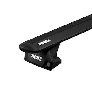 BMW X1 2015-2022 (w/ flush rail) - Thule WingBar Evo Roof Rack Black