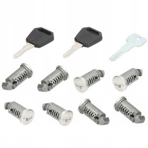 Bike Rack Parts Accessories: Thule One Key System Lock Barrels and Keys - 8 pack 4508