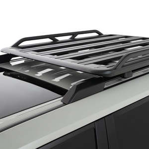 Rhino Rack Nz: Ford Ranger Wildtrak 2022-ON (w/ raised rail) - Rhino-Rack Tradie RX100 Roof Tray Kit - JC-02252