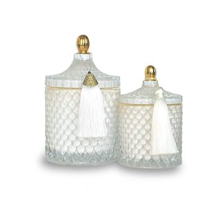 Frontpage: Organic Soy Candles - White Glass