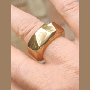 Frontpage: Organic Bronze Ring for His or Her