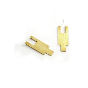 Frontpage: Art Deco Brass Earring