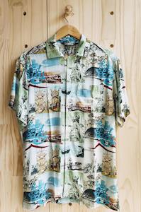 Menswear: Free & Easy Button-Up Mens Shirt