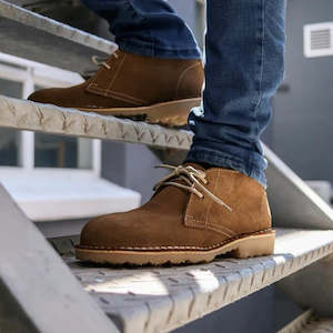 Stok Shoes: The Safer Shoe Workboot - Lace Up Desert Boot