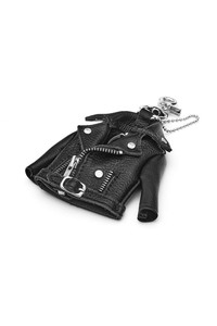 Accessories: LEATHER JACKET KEY CHARM / BAG CHARM