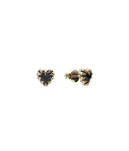Jewellery: MINI LOVE CLAW STUD EARRINGS - GOLD PLATED