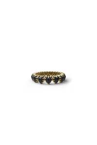 Jewellery: LOVE CLAW ETERNITY RING - GOLD PLATED