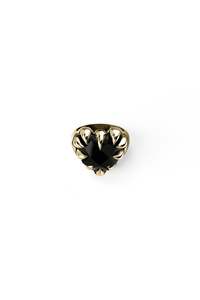 LOVE CLAW COCKTAIL RING - GOLD PLATED