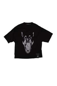 Mens T Shirts: DOBERMAN GLITZ T-SHIRT - RELAXED FIT