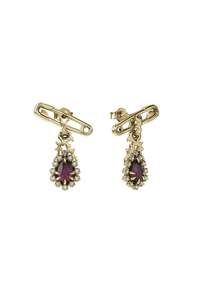 Earrings: REGAL CHAOS EARRINGS - GOLD PLATED