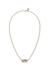 DELICATE DISTORTION NECKLACE - GOLD PLATED