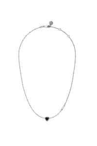 DAHLIA'S HEART NECKLACE ONYX
