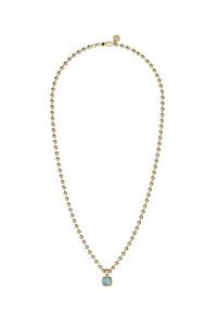 Necklaces: BABY CLAW NECKLACE BELLO OPAL - GOLD PLATED