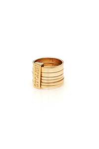 SIX PIECE BAND RING - 9K GOLD