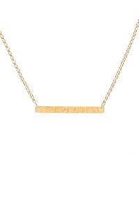 Gifts For Him: PLANK NECKLACE - 9K GOLD