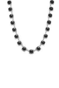 Onyx: LOVE CLAW ETERNITY NECKLACE ONYX