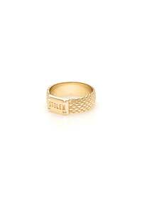 SNAKE BAND SLIM - GOLD PLATED