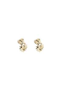 Precious Punk: LOVE LOCKET STUD EARRINGS GOLD PLATED