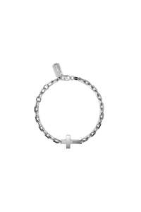 Mens Bracelets: FALLING CROSS BRACELET