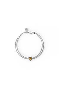 LOVE CLAW BRACELET CITRINE